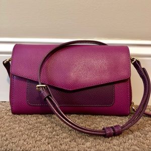 Leather Vera Bradley Crossbody.